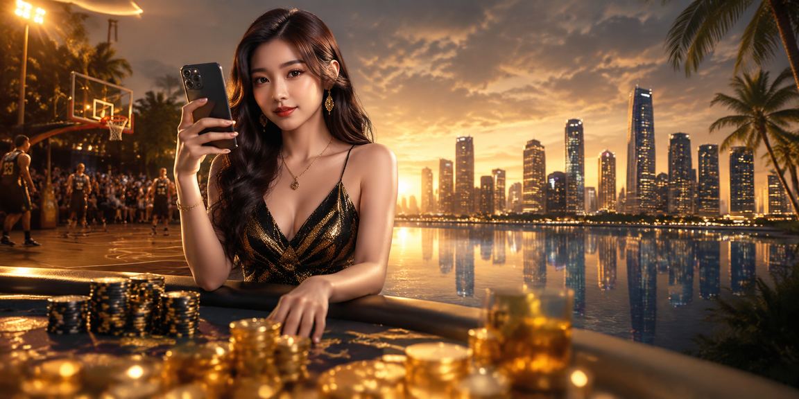 Cảnh Sa Pa với người dùng trẻ theo dõi kèo bóng rổ qua điện thoại giữa không gian núi rừng