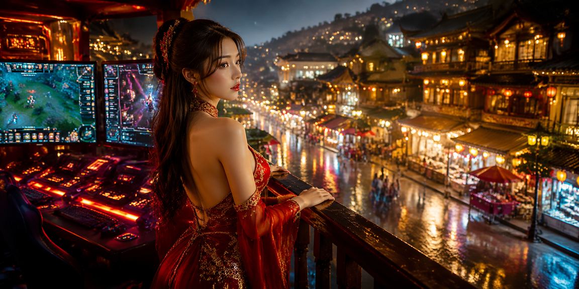 Không gian Sa Pa mùa lễ hội với người trẻ theo dõi esports và đặt cược trực tuyến qua điện thoại